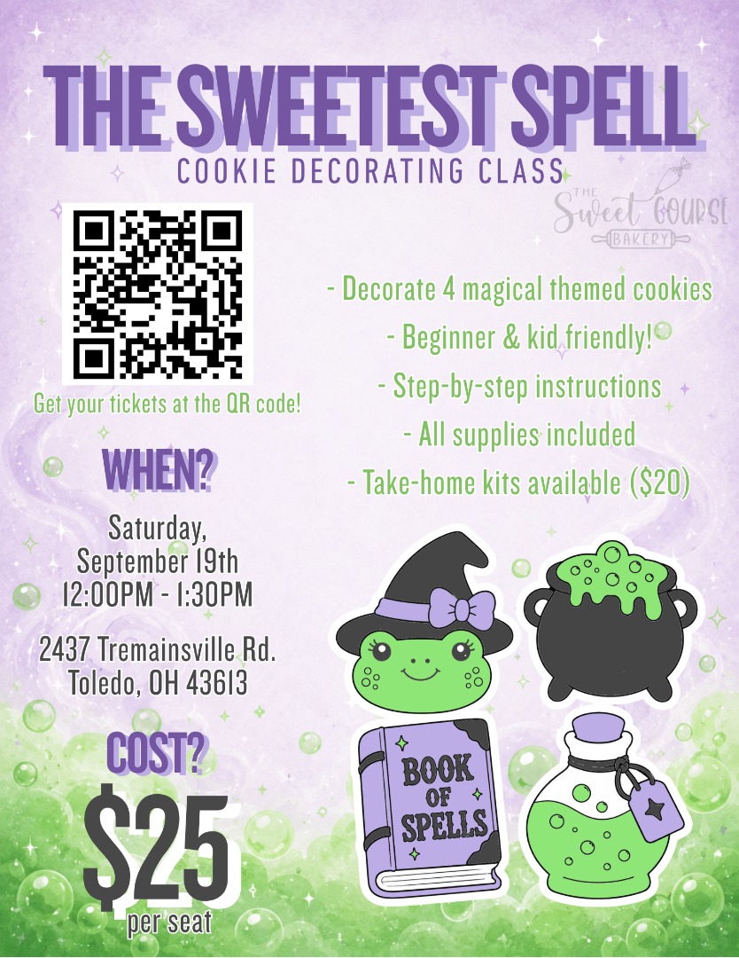 The Sweetest Spell Cookie Decorating Class