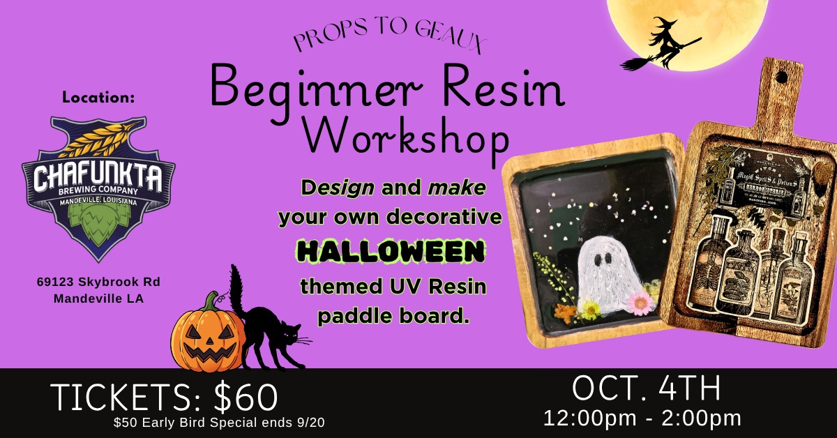 Halloween Beginner Resin Workshop