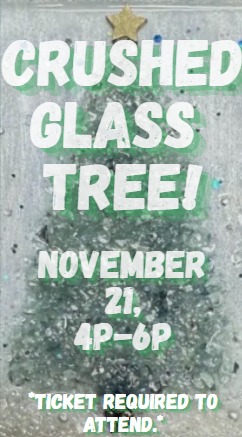 Crushed Glass Tree!