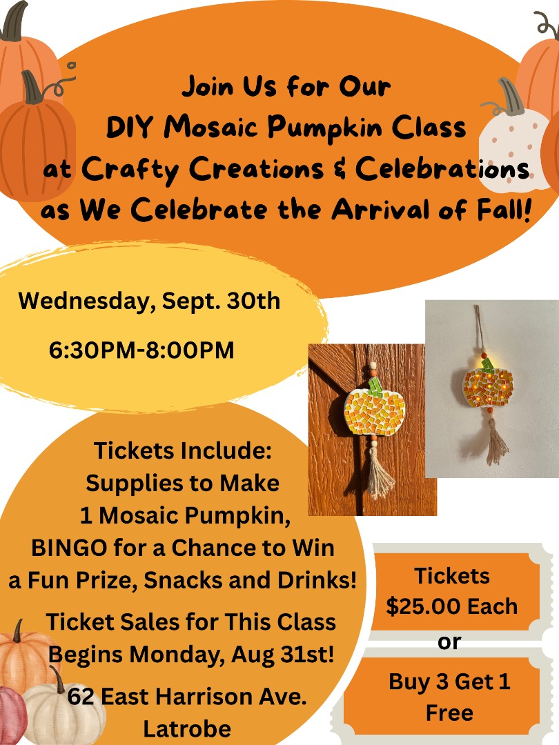 Make Your Own Lighted Mosaic Pumpkin