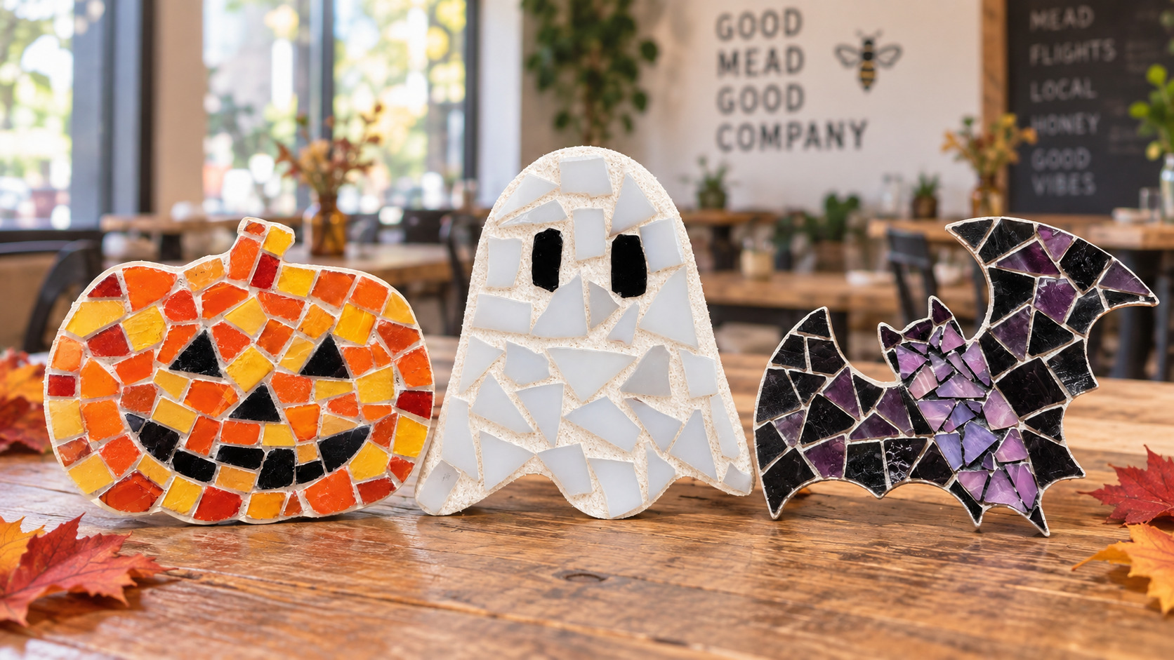 Spooky Mosaics at Clear Skies - Craft and Sip
