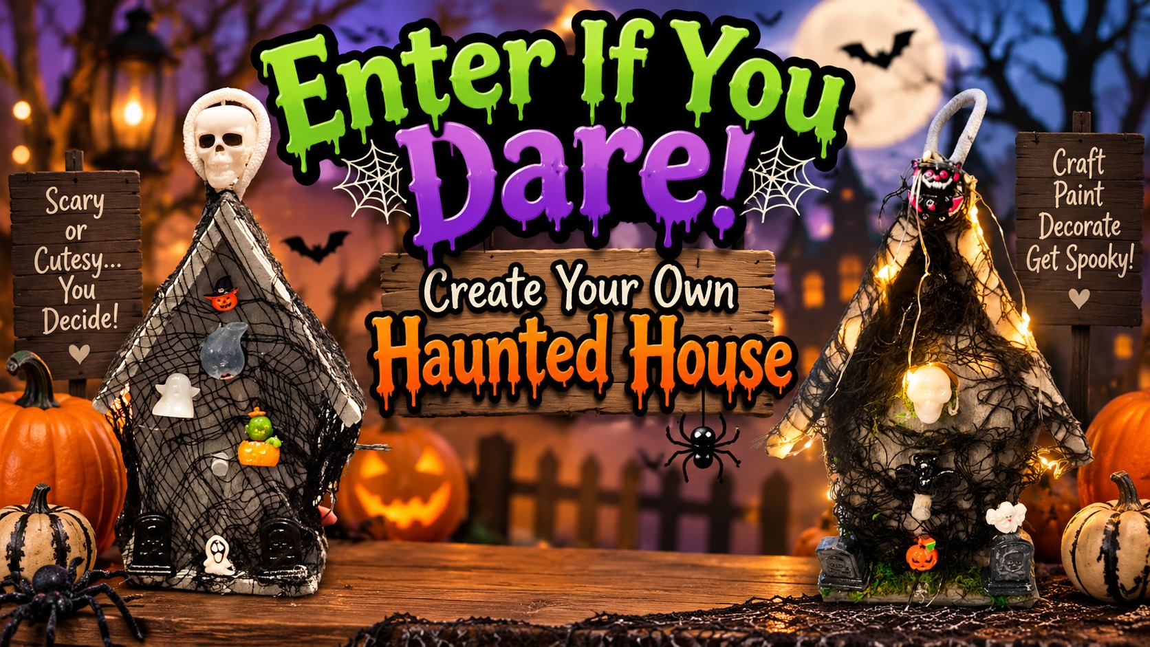 Enter If You Dare! Create Your Own Haunted House