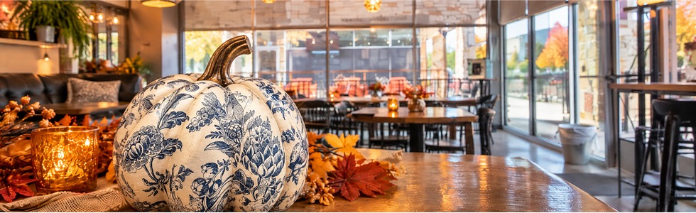 Fall Decoupage Pumpkin Workshop