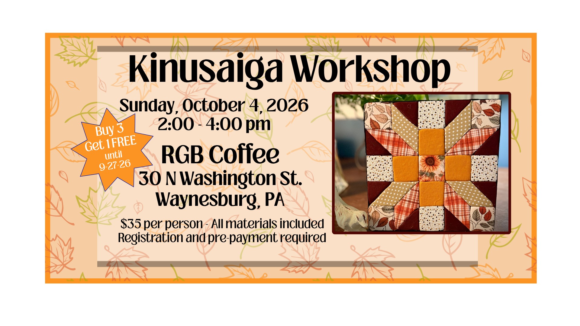 Kinusaiga @ RGB Coffee