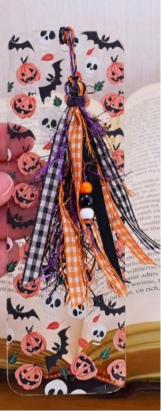 Charm Tasseled Acrylic Bookmarks
