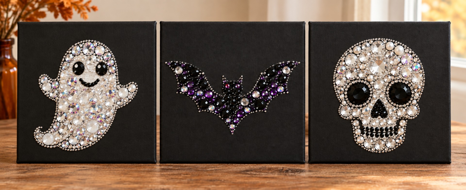 Spooky Sparkle: Halloween Rhinestone Art