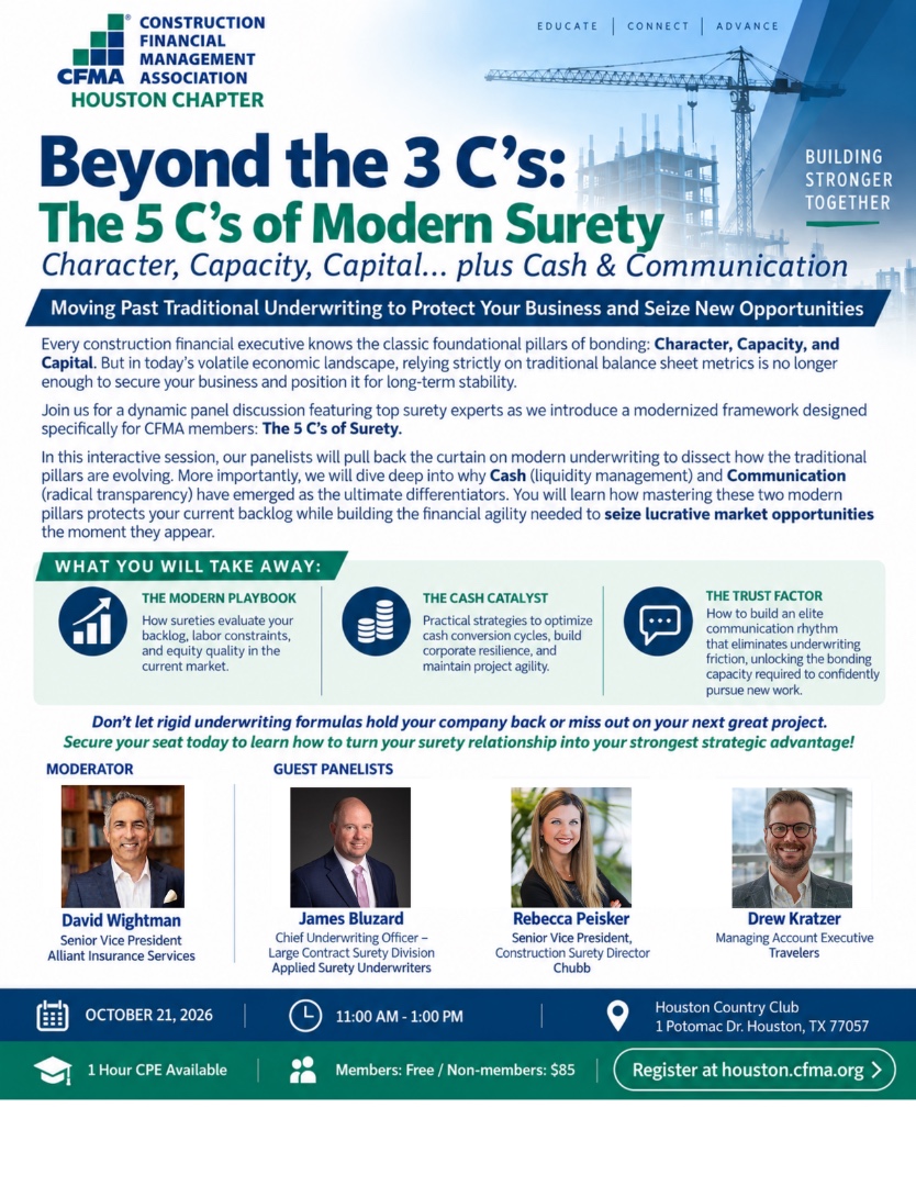 October Membership Meeting - Beyond the 3 C’s