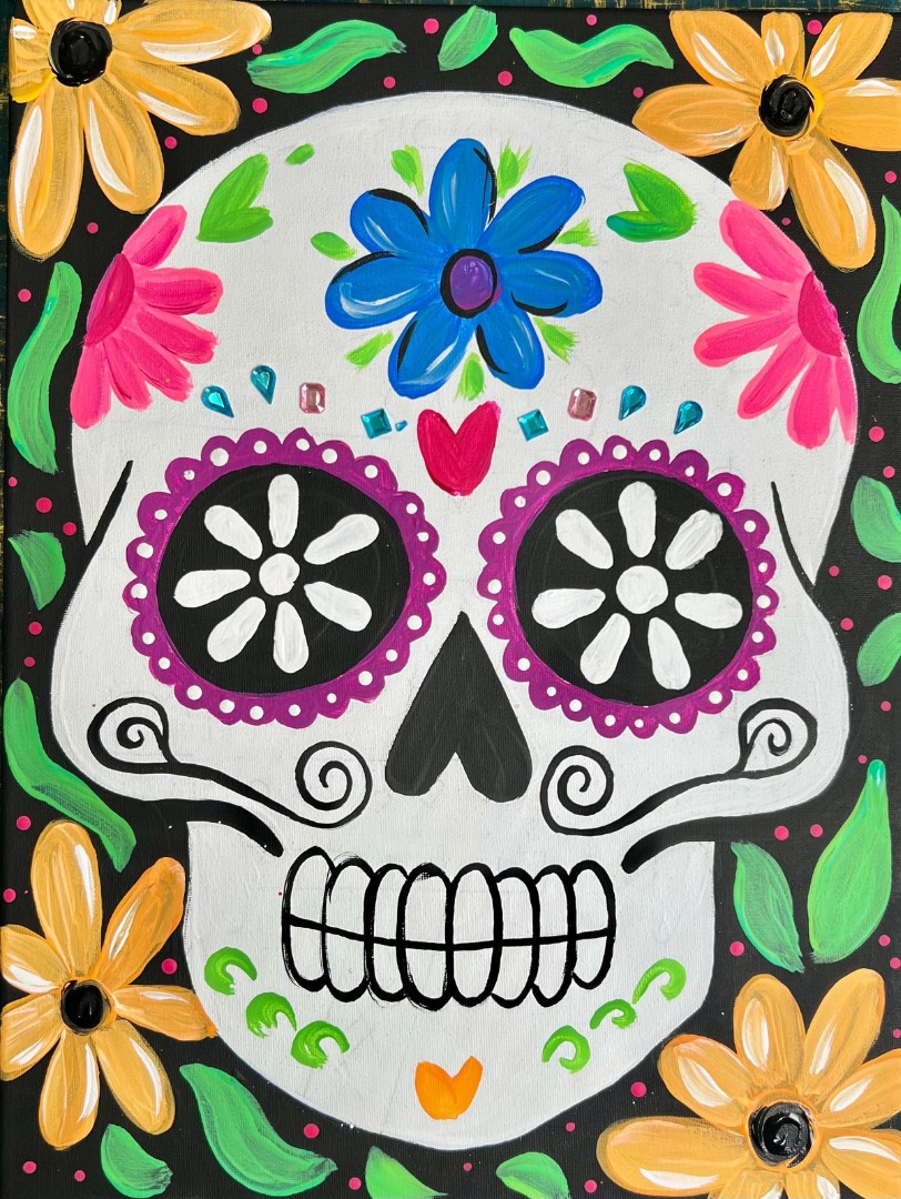 Calavera y Cafecito: Sip, Paint and Create!