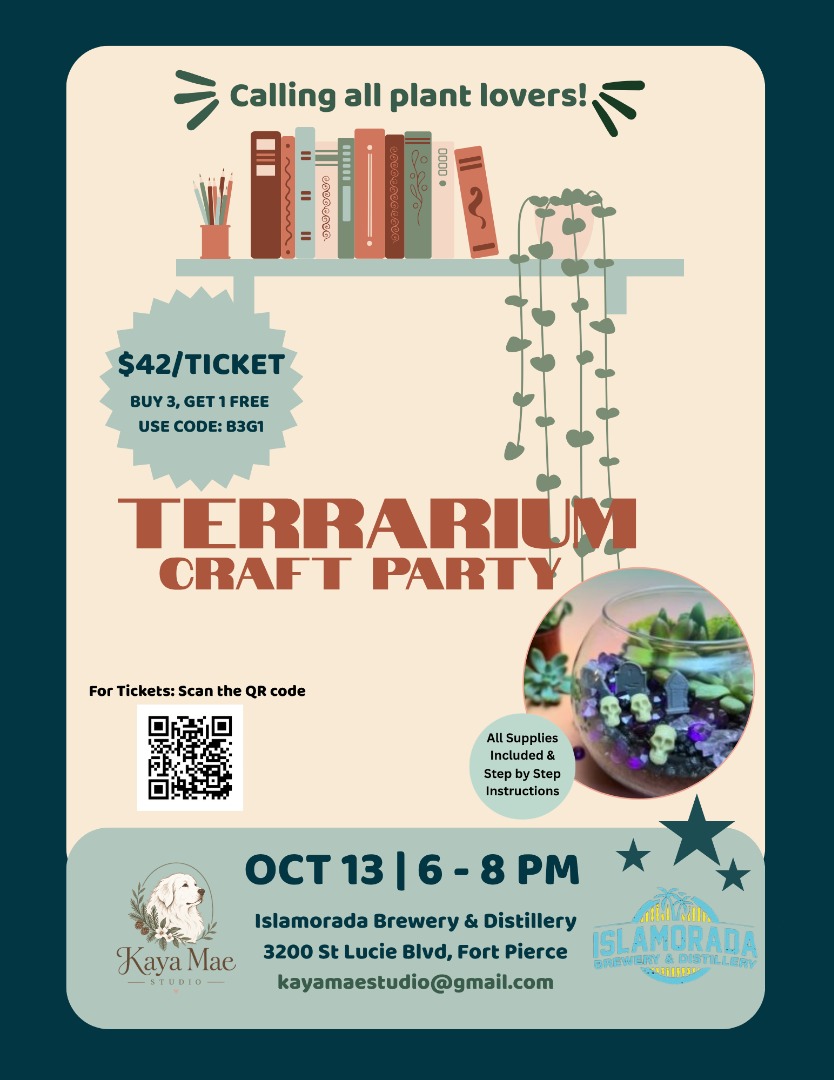 Terrarium Craft Party