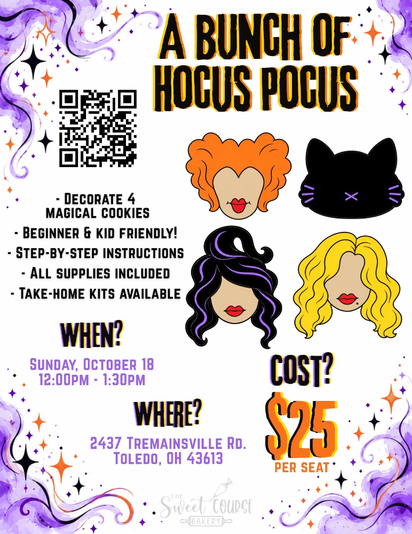 A Bunch Of Hocus Pocus Cookie Decorating Class A Bunch Of Hocus Pocus Cookie Decorating Class