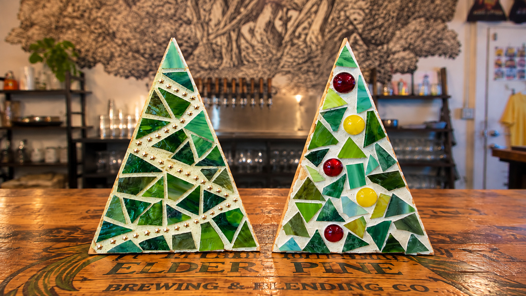 Make Your Own Mosaic Tree at Elder Pine - Craft and Sip