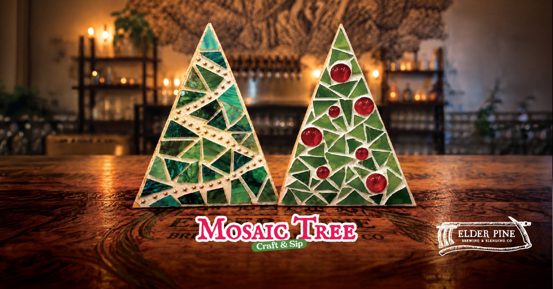 Mosaic Tree - Craft and Sip at Elder Pine