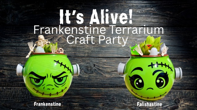 It's Alive! Frankenstein Terrarium Craft Party