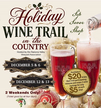 2026 Ramona Valley Vineyard Association Holiday Wine Trail