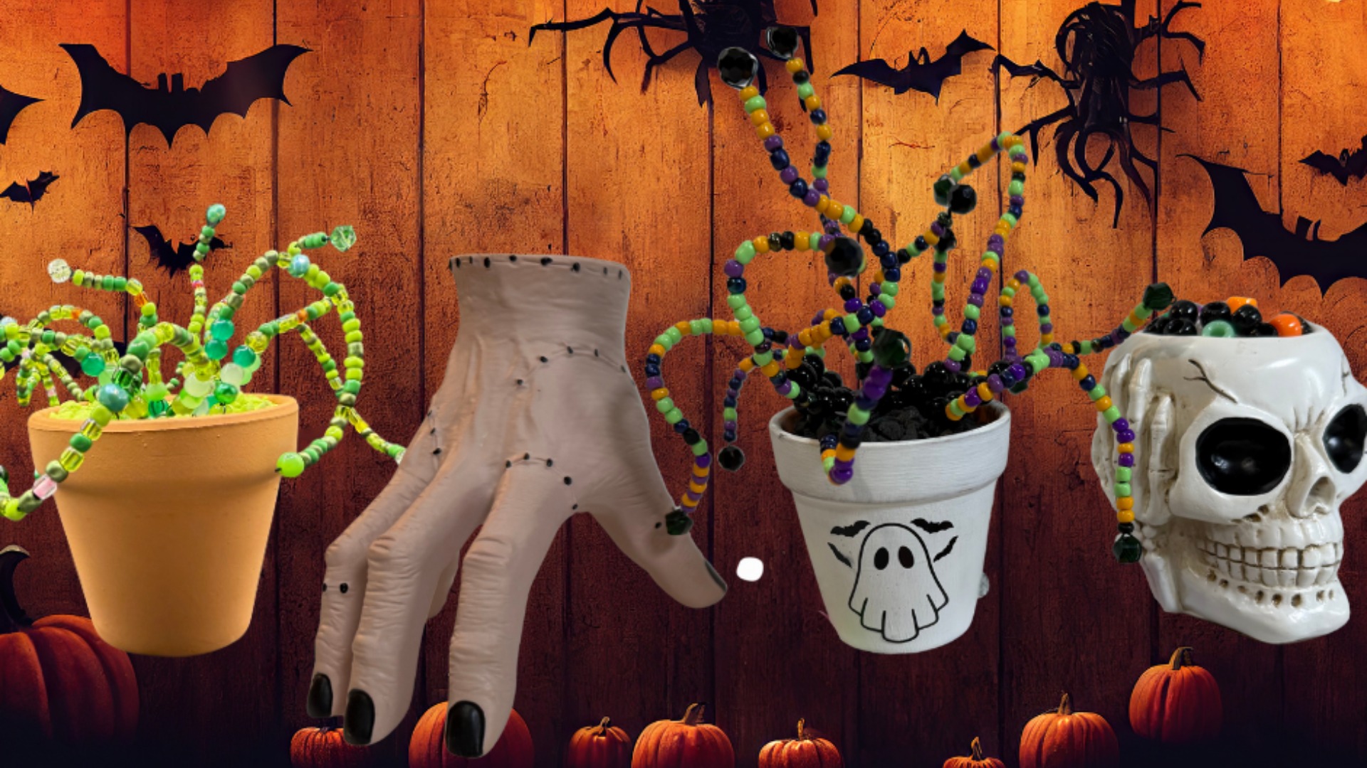 Spooky Beaded Plant Workshop