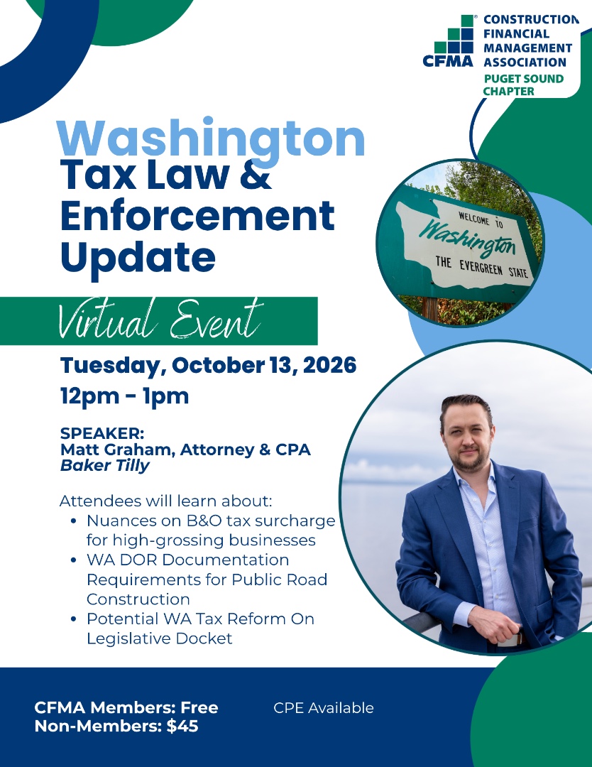 Washington Tax Law & Enforcement Update