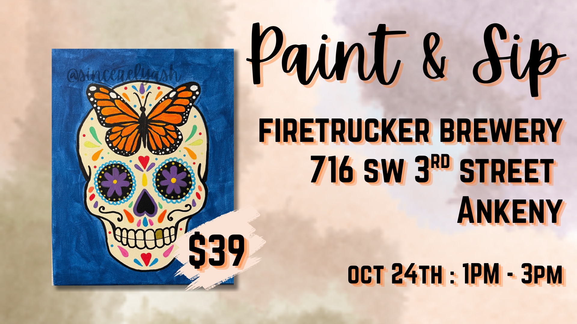 Paint & Sip at Firetrucker Brewery in Ankeny