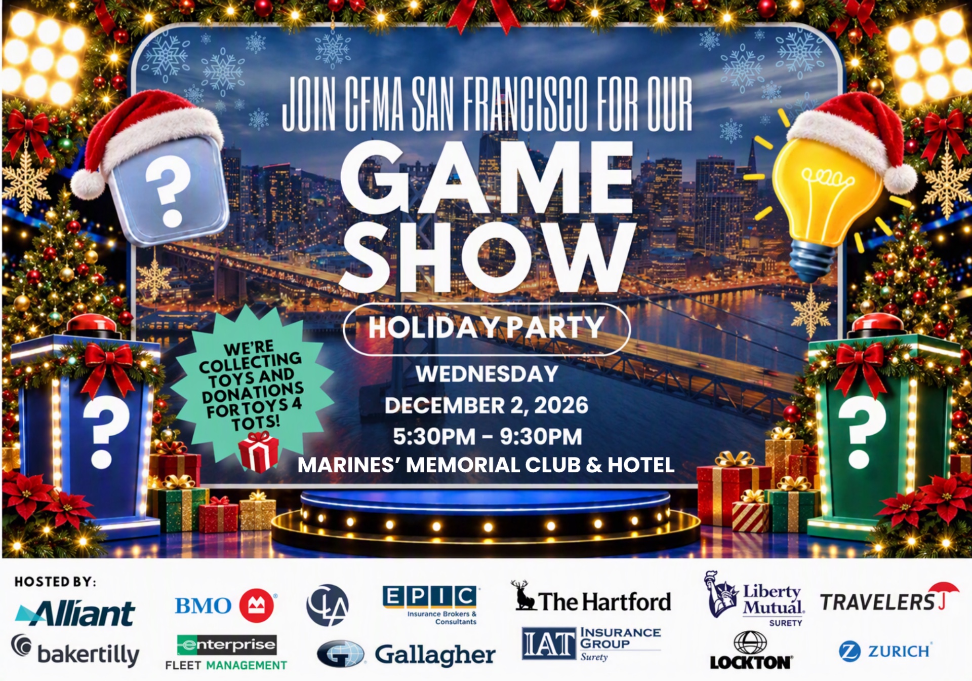 CFMA San Francisco's Game Show Holiday Party