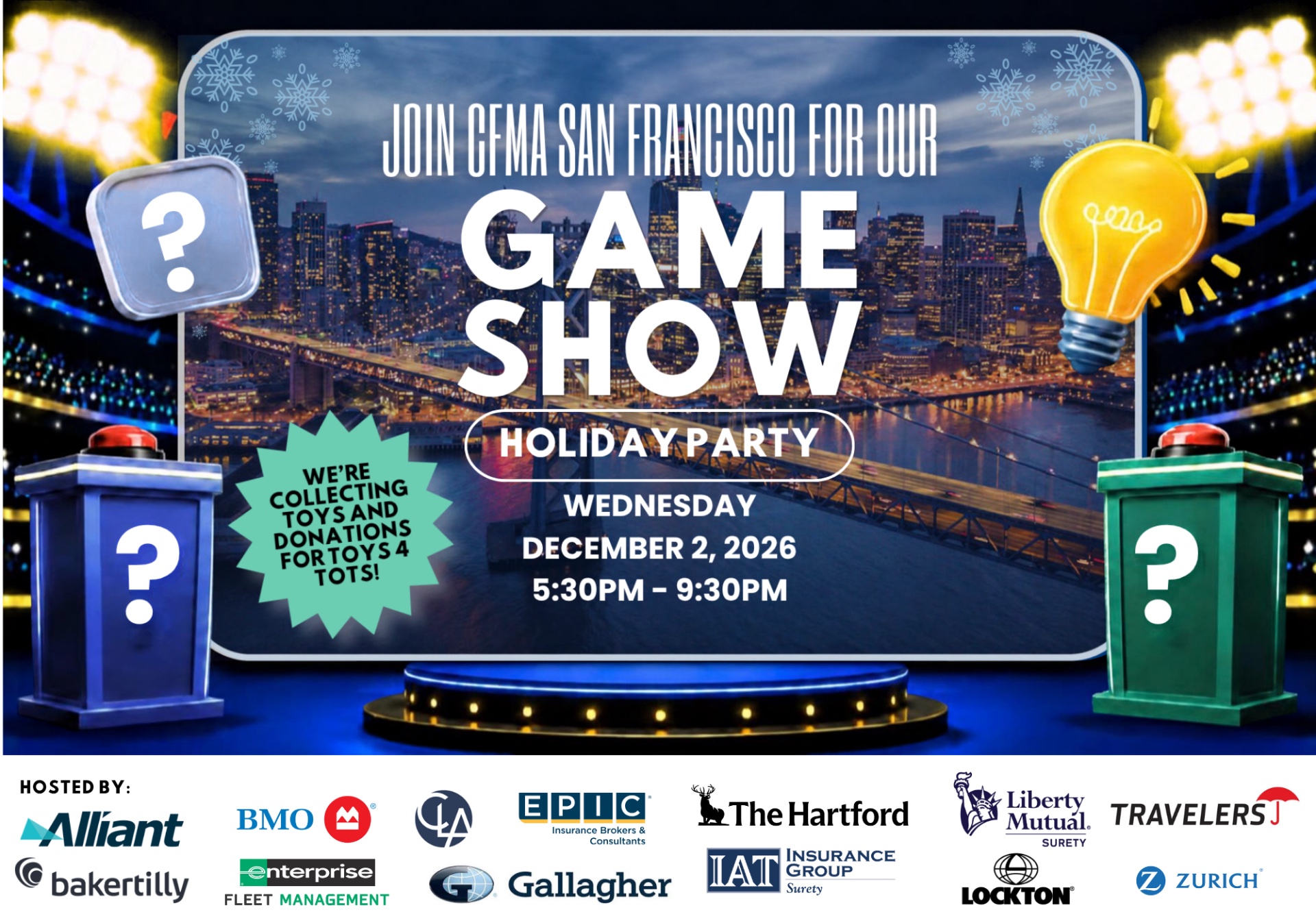 CFMA San Francisco's Game Show Holiday Party