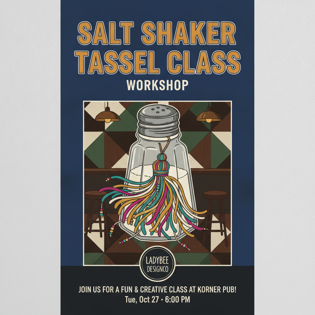 Salt Shaker Tassel Class