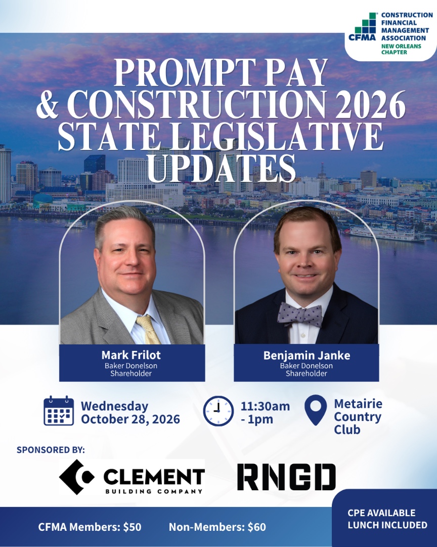 Prompt Pay & Construction 2026 State Legislative Update