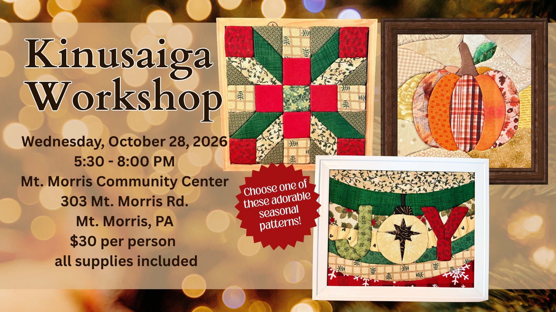 Kinusaiga @ Mt. Morris Community Center