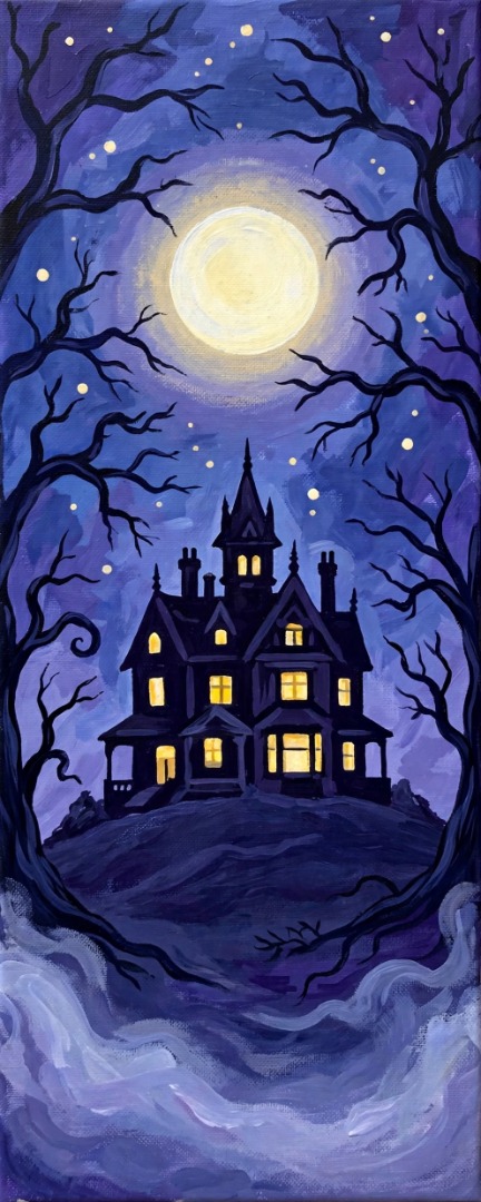 Murder at Moonlight Manor — Murder Mystery Paint Night