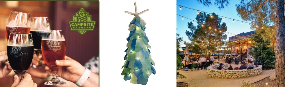 Make A Sea Glass Holiday Tree