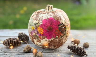 Make Your Own Collage Pumpkin