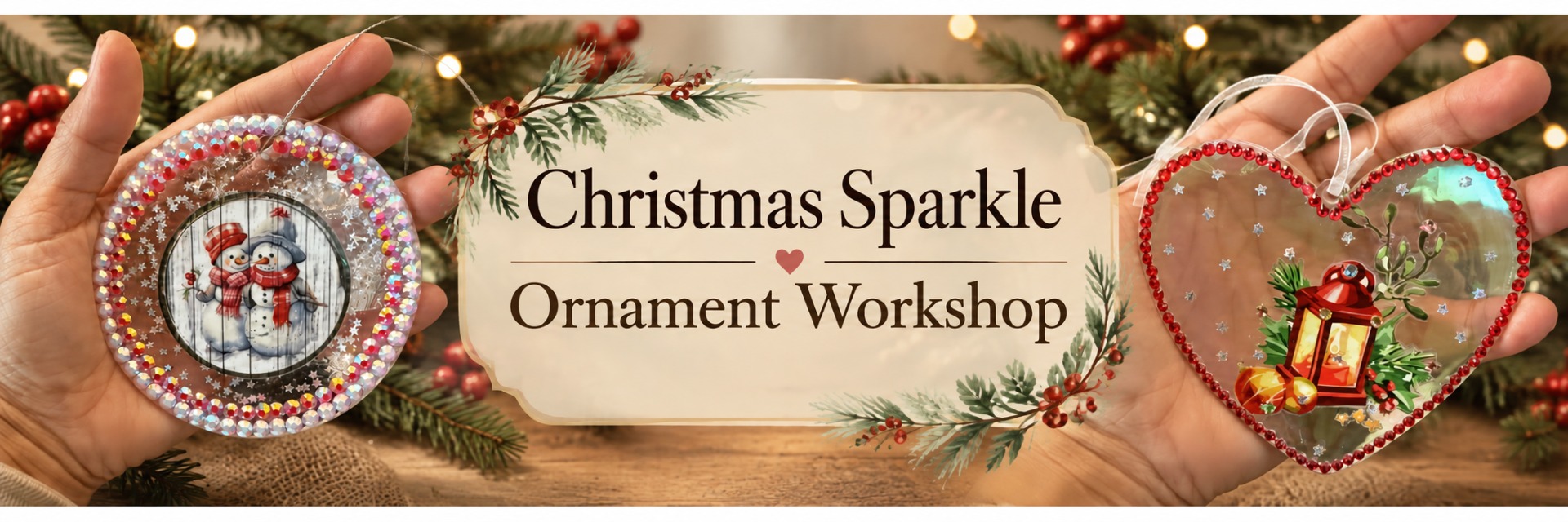 Christmas Sparkle Ornament Workshop