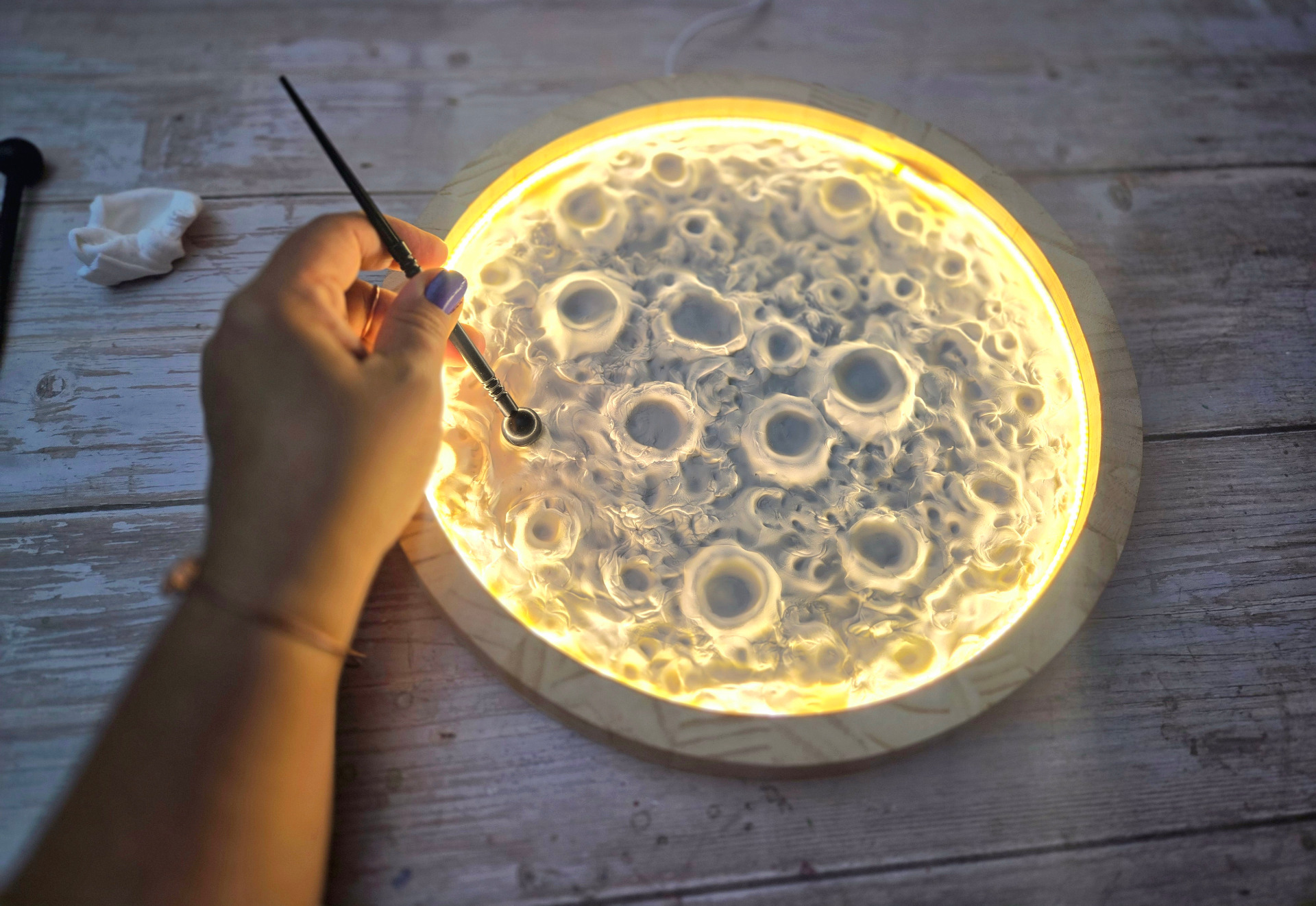 Make Your Own Light Up Moon at Industry Public House Make Your Own Light Up Moon at Industry Public House