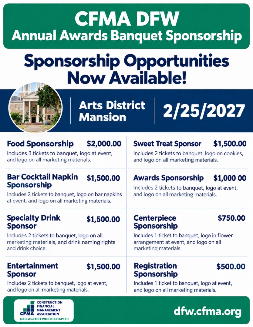 2027 Awards Sponsorships