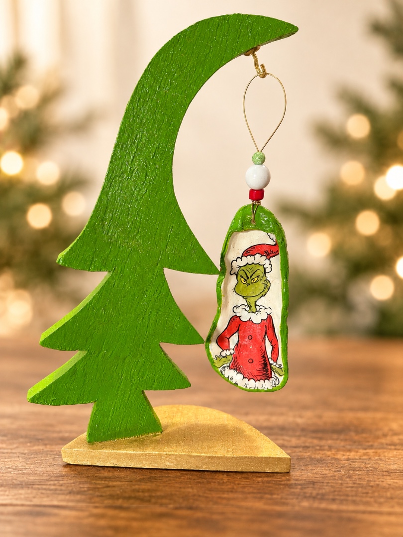Grinch Tree and Ornament Craft Class