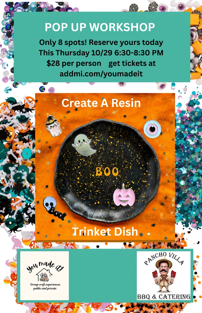 Pop Up Resin Trinket Dish