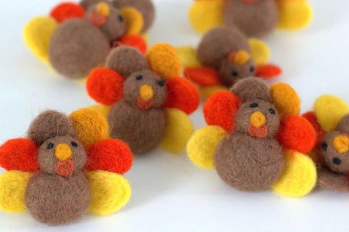 Needle Felted Turkey