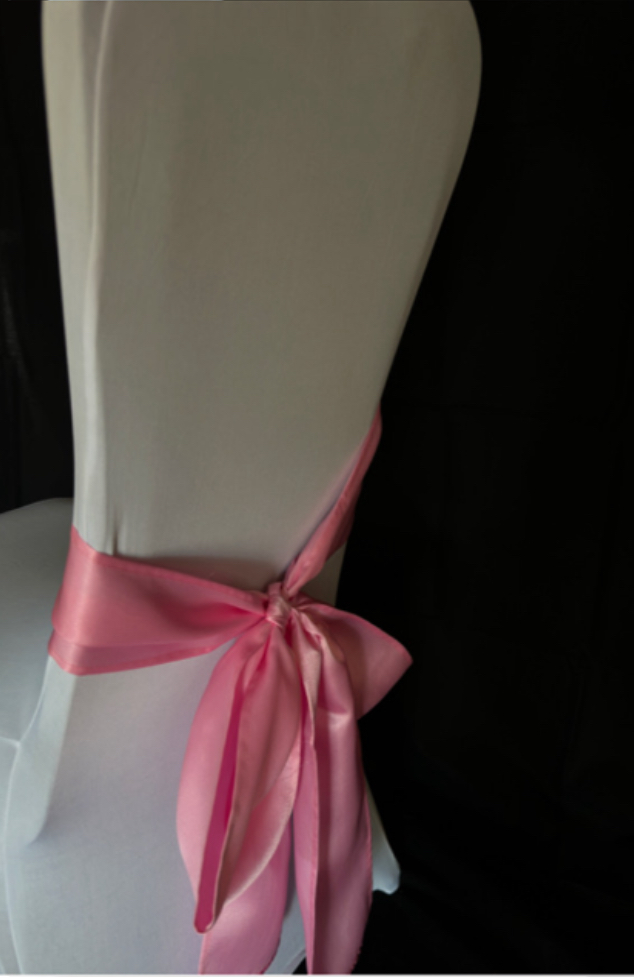 Chair Tie SATIN LIGHT PINK