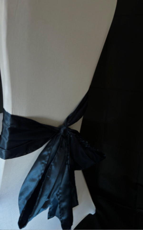 Chair Tie SATIN NAVY