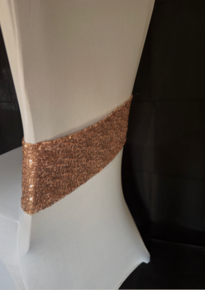 Chair Tie GLIMMER BLUSH