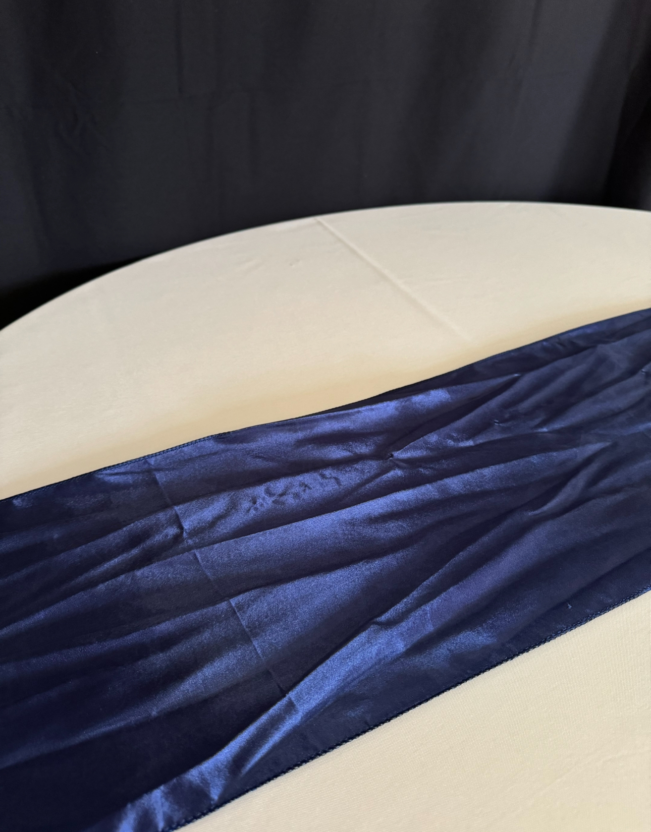 Runner 12"X108" SATIN NAVY