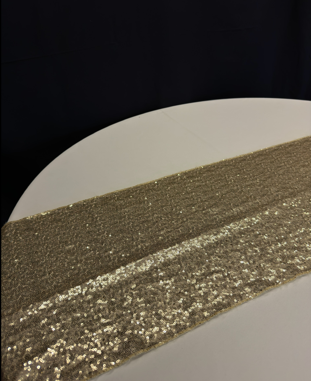 Runner 12"X108" SEQUIN GOLD L