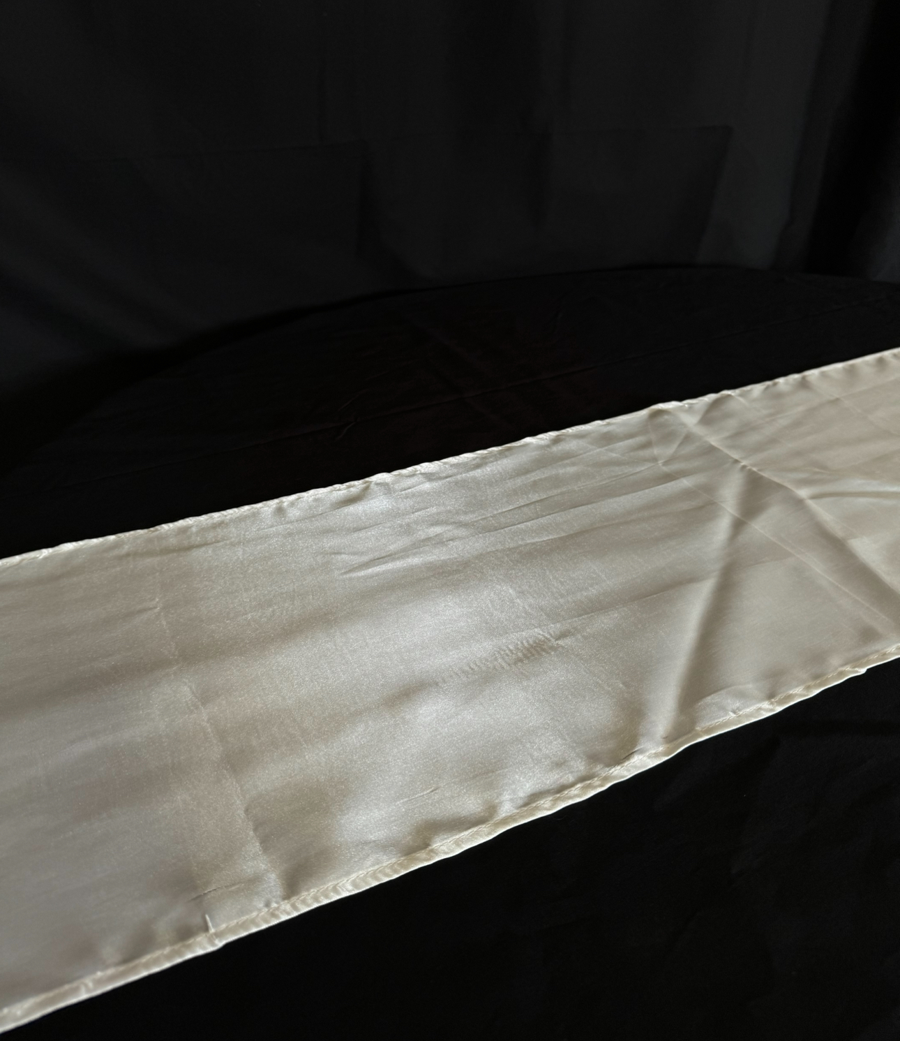 Runner 12"X108" SATIN IVORY