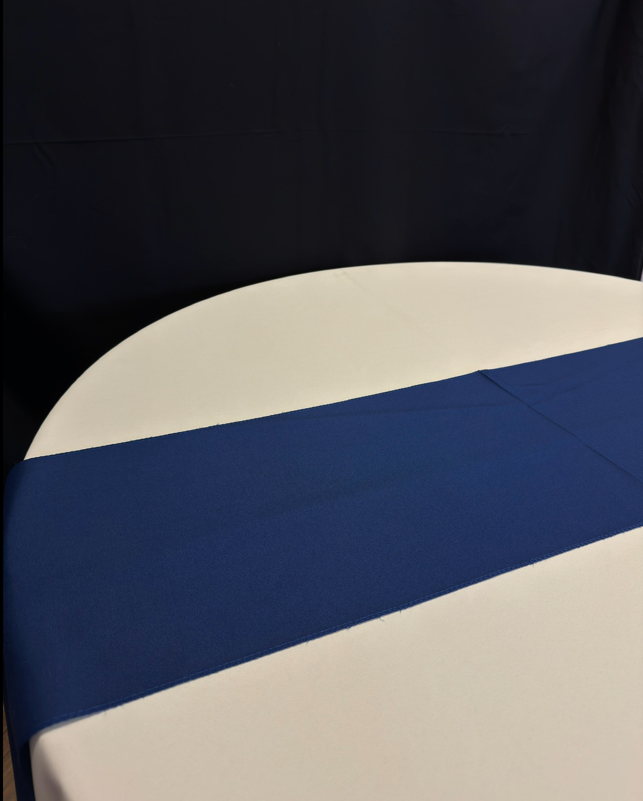 Runner 12"X102" POLY NAVY L