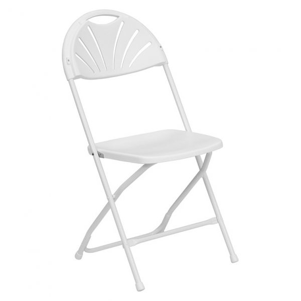 White Fanback Chair (Wedding)
