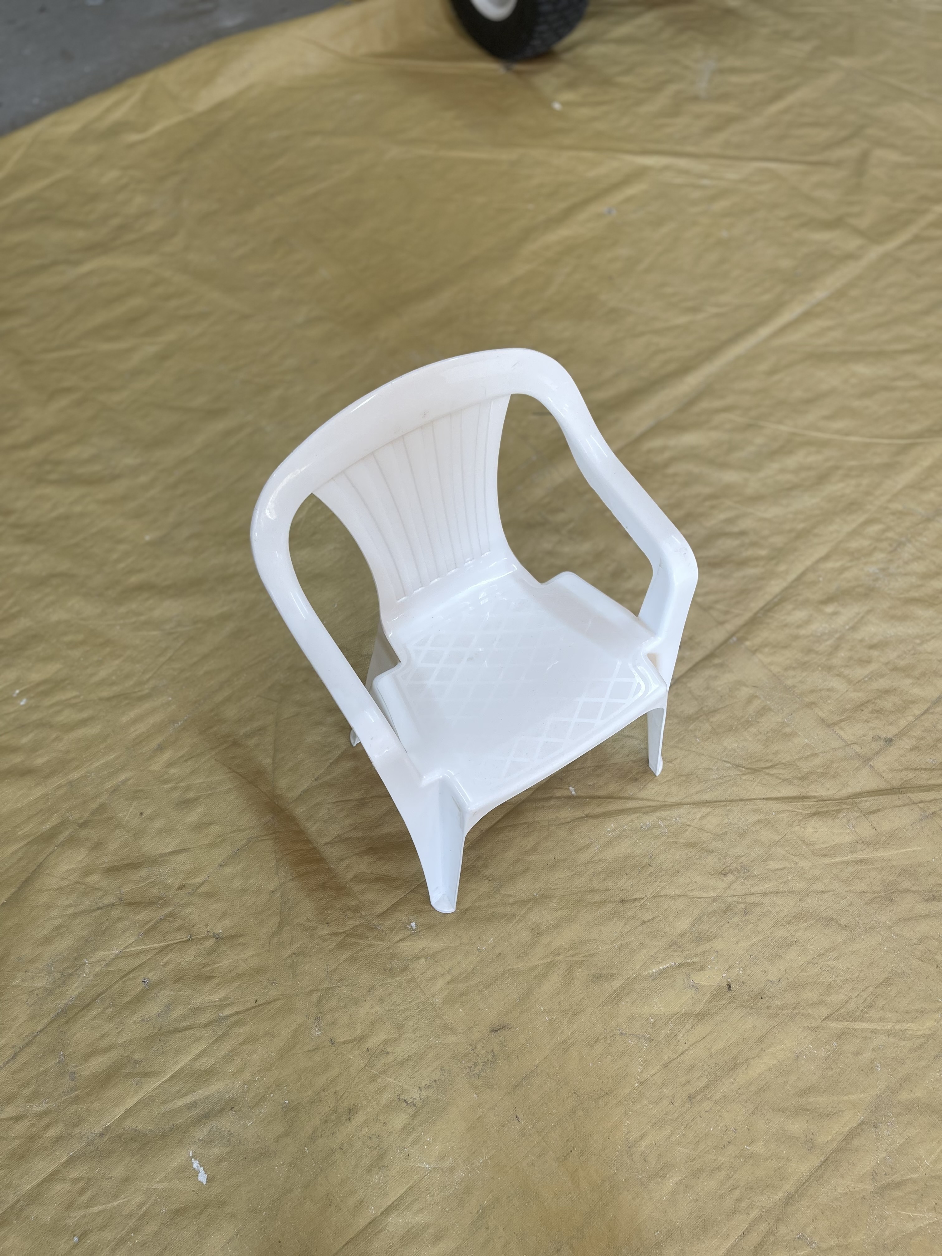 Chair Children Plastic White