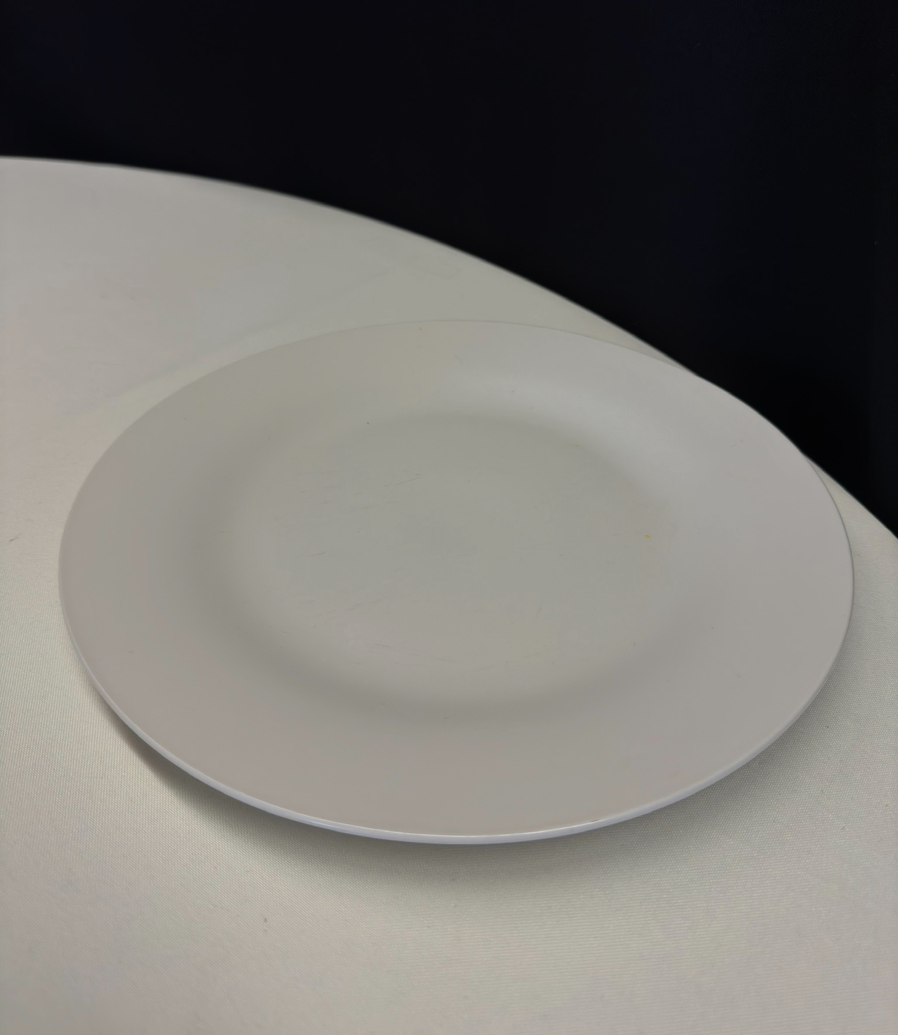 White Dinner Plate