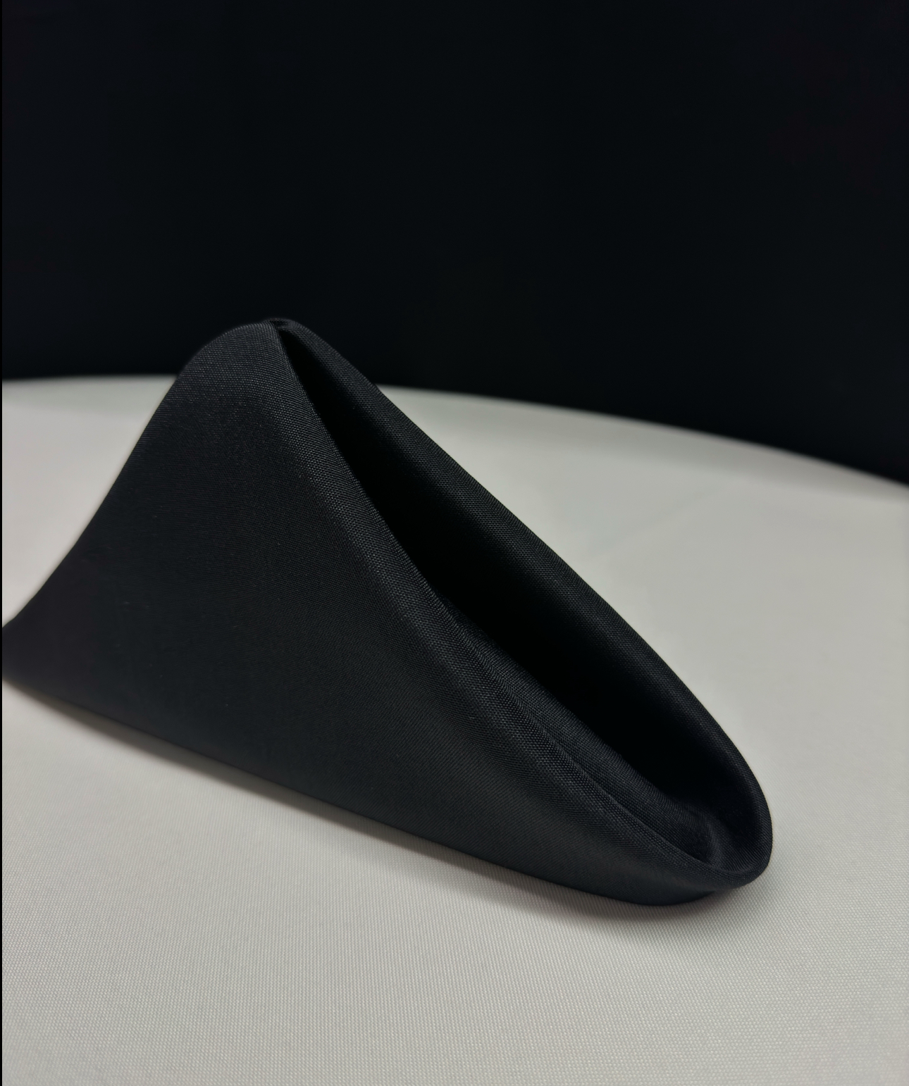 Napkin BLACK L POLY 20"