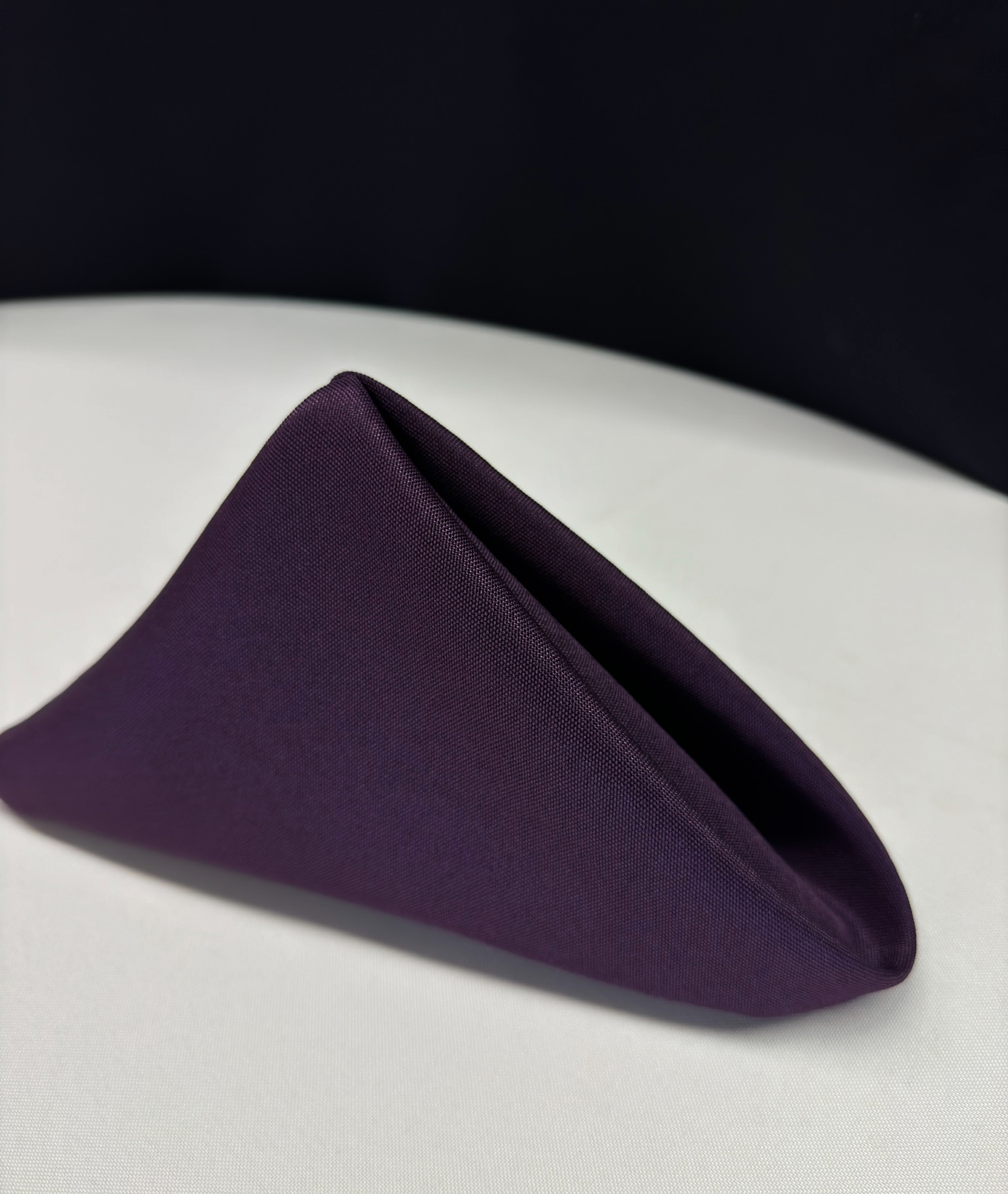 Napkin EGGPLANT L POLY 20"