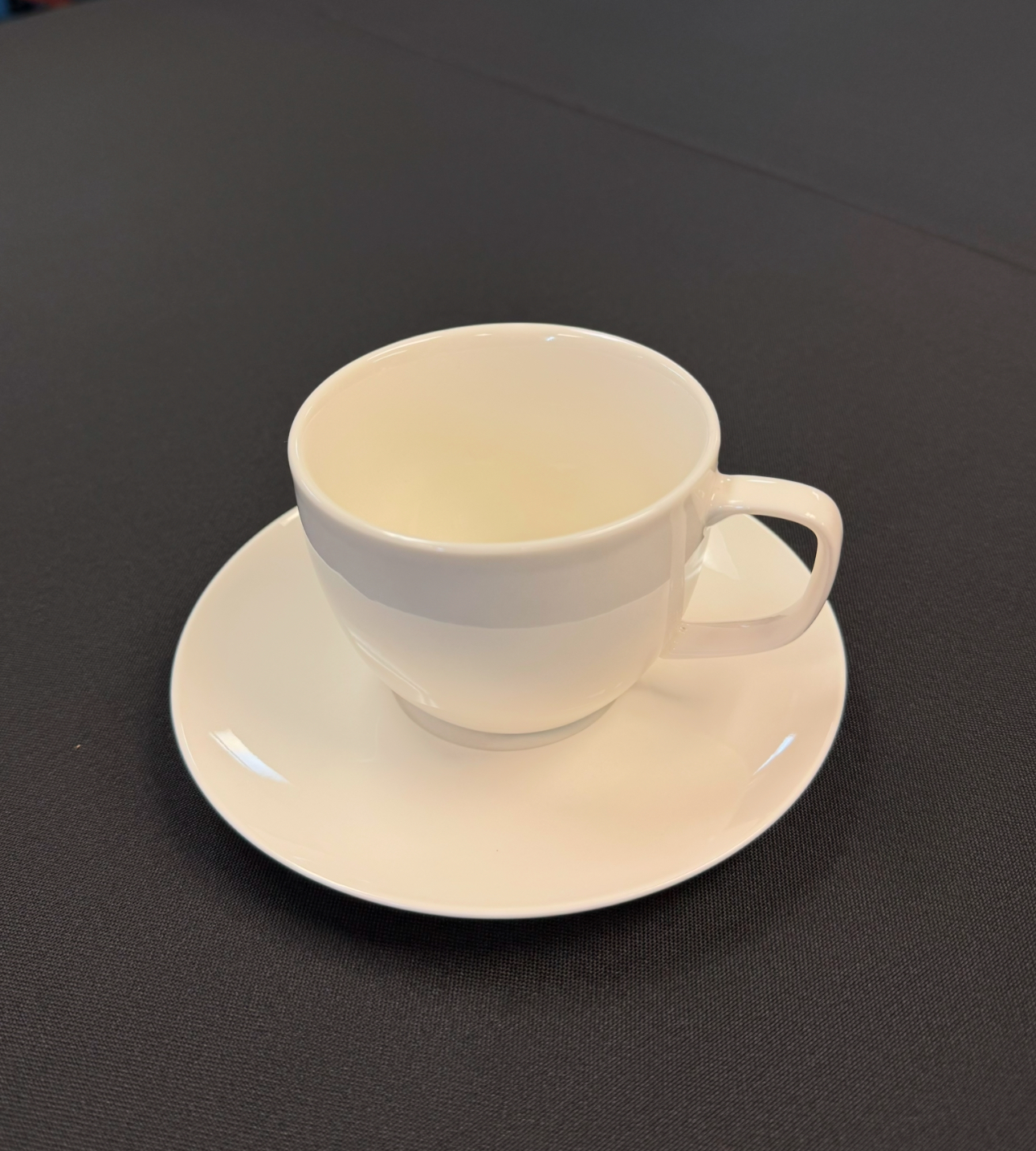 White Coffee Cup and Saucer only no other dish match