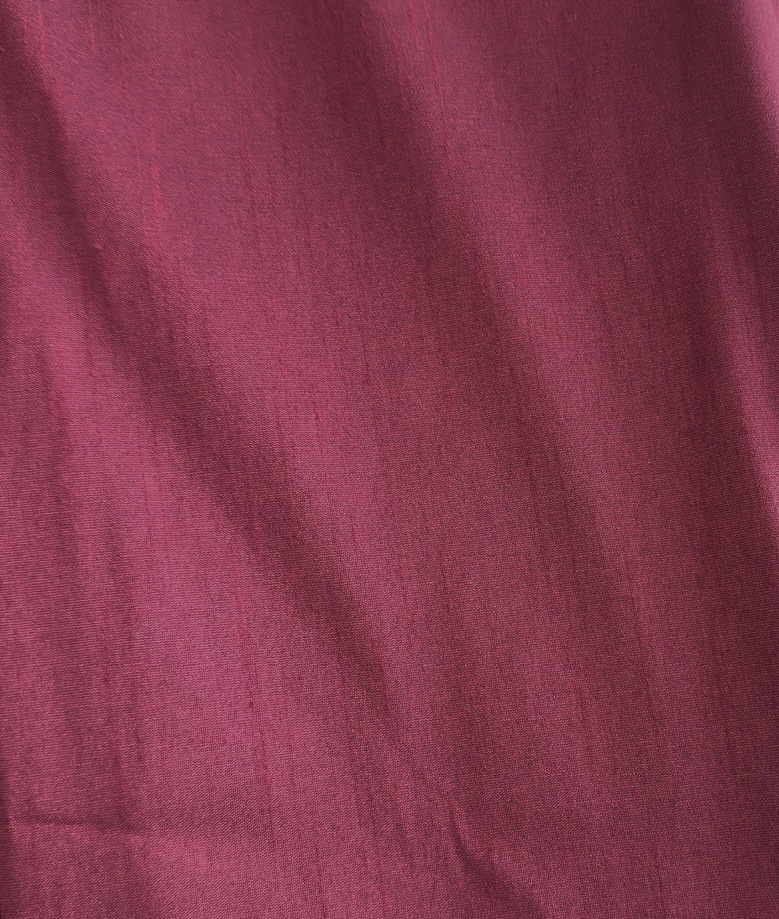 Drape 4'.6"w x 112"t SHANTUNG SILK BURGUNDY (No Pocket)