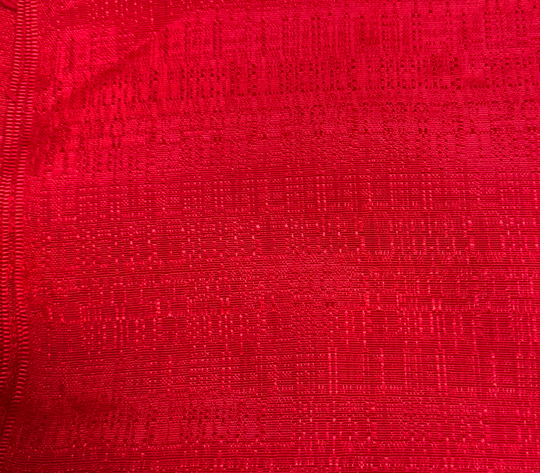 Drape 36"w x 45''t BANJO RED (30 pc 3 are sewn together) 18 pc not attached